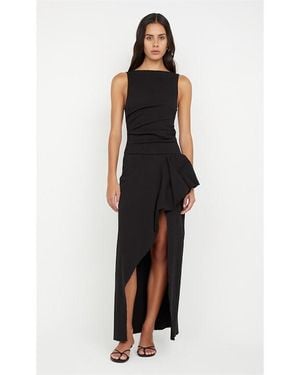 Bec & Bridge Rowena Asymmetric Bodycon Dress - Black