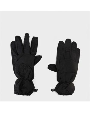 Stone Island Fleece Gloves - Black