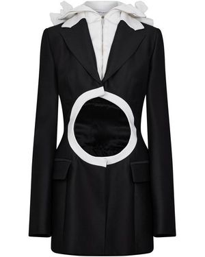 Off-White c/o Virgil Abloh Suit Panelled Fitted Suit Jacket - Black
