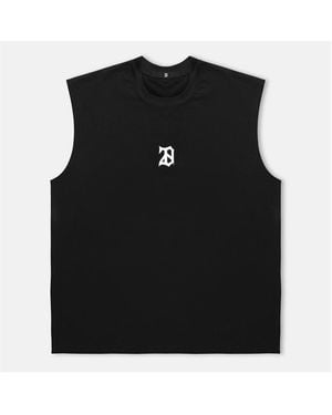 28 CLUB Mesh Performance Gym Vest - Black