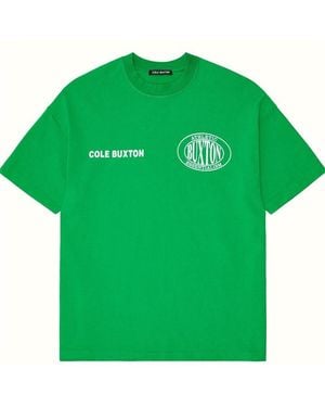 Cole Buxton Double Logo T-Shirt - Green