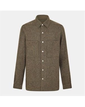 Rick Owens Rick Wool Outershirt - Green