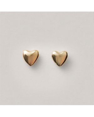 Annika Inez Annika Sml Hrt Stud Ld61 - Metallic