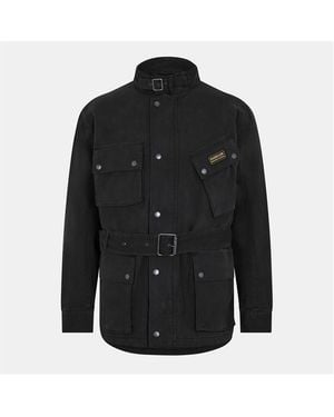 Barbour B.Intl Washed Wax Jacket - Blue