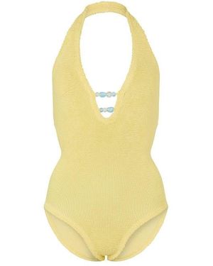 Hunza G Adriana Bead Swim - Yellow