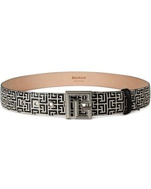 Balmain Mono Pb Belt Sn42 - Metallic