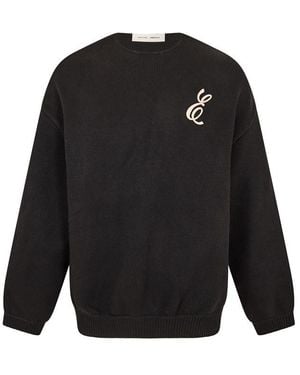 Fear Of God Fge Waffle Crew Sn62 - Black