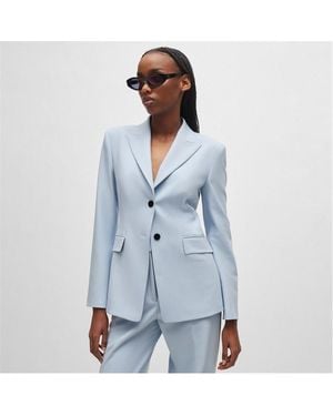 HUGO Asmalla Slim-Fit Jacket - Blue