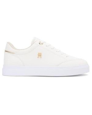 Tommy Hilfiger Tommy Chic Monogram Cupsole Trainers - White