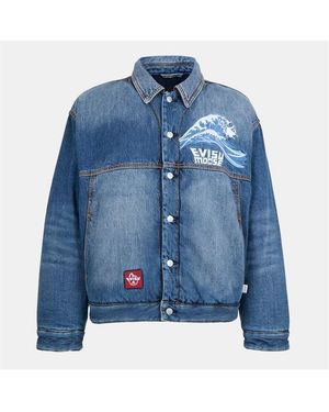 Moose Knuckles X Evisu Denim Jacket - Blue