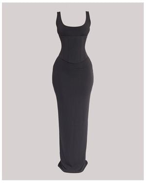 Mars the Label Sandra Scoop Maxi Dress - Black