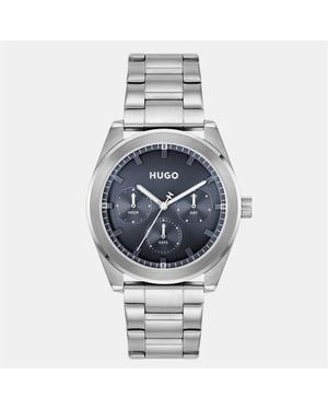 HUGO Gents #Bright Sport Bracelet Watch - Metallic