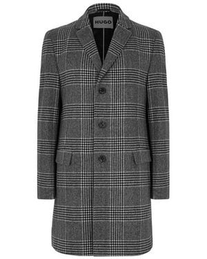 HUGO Migor2341 10252537 01 Overcoat - Grey