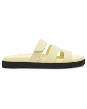 Steve Madden Missile Flat Sandals - Yellow