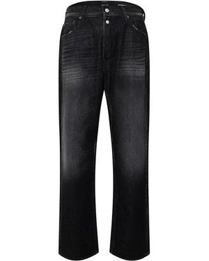 Replay 9Zero1 Straight-Fit Jeans - Black