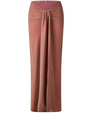 Devon Windsor Dottie Swim Skirt - Brown