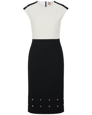 BOSS Devoka1 Wrap Dress - Black