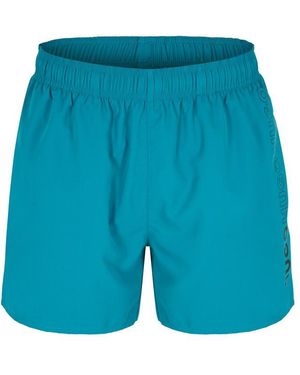 HUGO Swim Shorts With Logo Detail (Tiki) - Blue