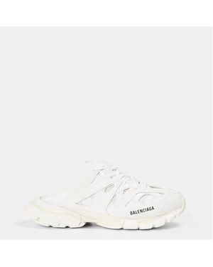 Balenciaga Trainer Mules - White