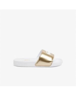 Lacoste Serve Sliders - Metallic