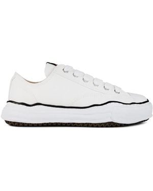 Maison Mihara Yasuhiro Peterson Original Sole Canvas Low Trainer - White