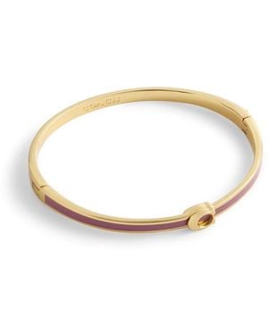 COACH C Hinge Bangle - Natural
