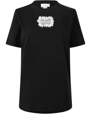 McQueen Alex Lace Lg T-Shirt Ld63 - Black