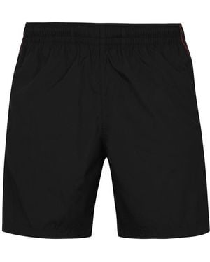 McQueen Selvedge Swim Shorts - Black