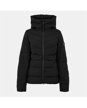 Canada Goose Down Cropped Short Puffer Jacket - Black