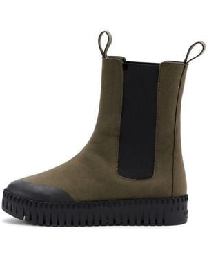 Ilse Jacobsen Long Chelsea Boots - Black
