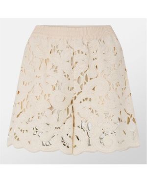 Moncler Lightweight Woven Tracksuit Shorts - Natural