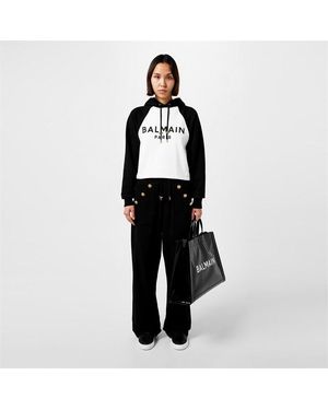 Balmain Button Joggers - Black