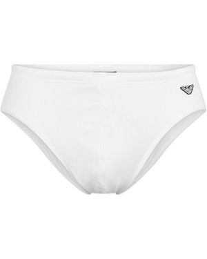 Emporio Armani Slip Beachwear - White