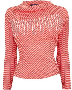 Jean Paul Gaultier Ging Ays Long Sleeve T-Shirt - Red