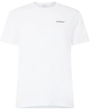 Off-White c/o Virgil Abloh Off Marble Arrow Tee Sn72 - White