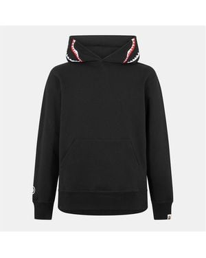 A Bathing Ape Shark Wgm Pull Over Hoodie - Blue