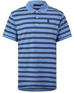 Prada Stripe Polo Sn63 - Blue