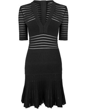 Balmain Knt Dress Ld63 - Black