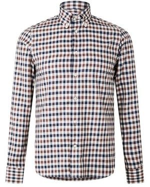 Aquascutum Check Shirt - Blue