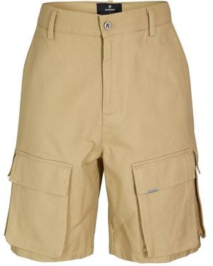 Represent Multi-Pocket Tailored Fit Cargo Shorts - Natural
