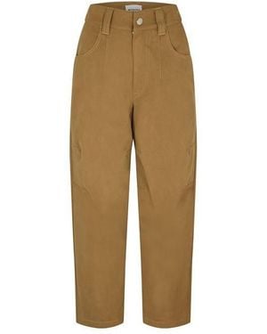 Isabel Marant Opalyna Straight Leg Trousers - Natural