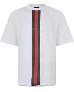 Gucci Web Tee - White