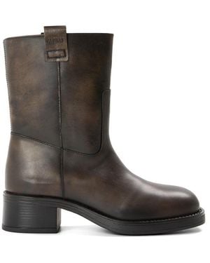 Alohas Rajan Boot Ankle Heeled Boots - Brown
