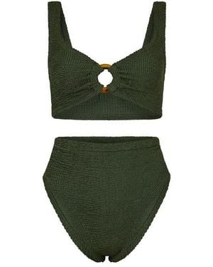 Hunza G Nadine Bikini Set - Green