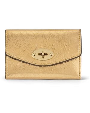Mulberry Darley Folded Multi-Card Wallet Somerset - Metallic