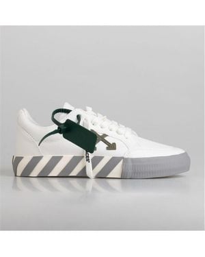 Off-White c/o Virgil Abloh Off Low Vulcanized Canvas Trainers - Metallic