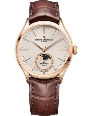 Baume & Mercier Luxury Chronograph Timepiece - Metallic