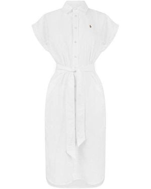Polo Ralph Lauren Shirt Dress - White