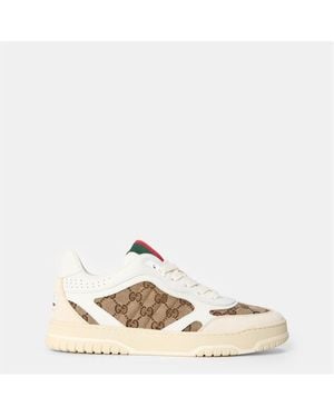 Gucci Re-web Trainers - Natural