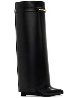 Givenchy Shark Boot Knee High Boots - Black